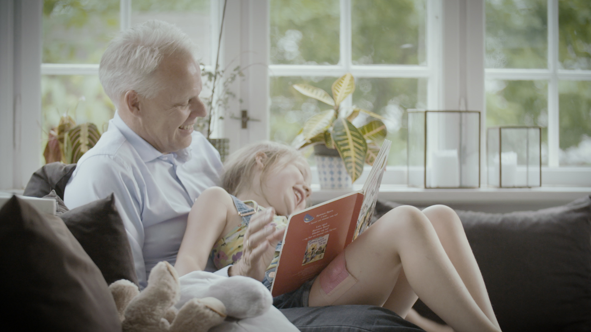 Jacob Sten Petersen and his daughter Vita