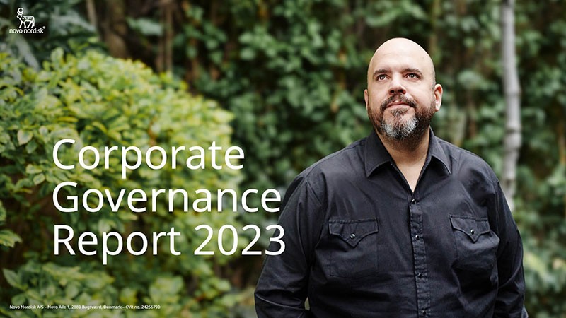Front cover of the Corporate Governance Report 2023