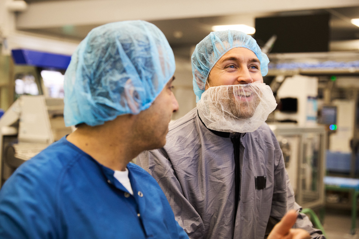 Work colleagues in Novo Nordisk Kalundborg